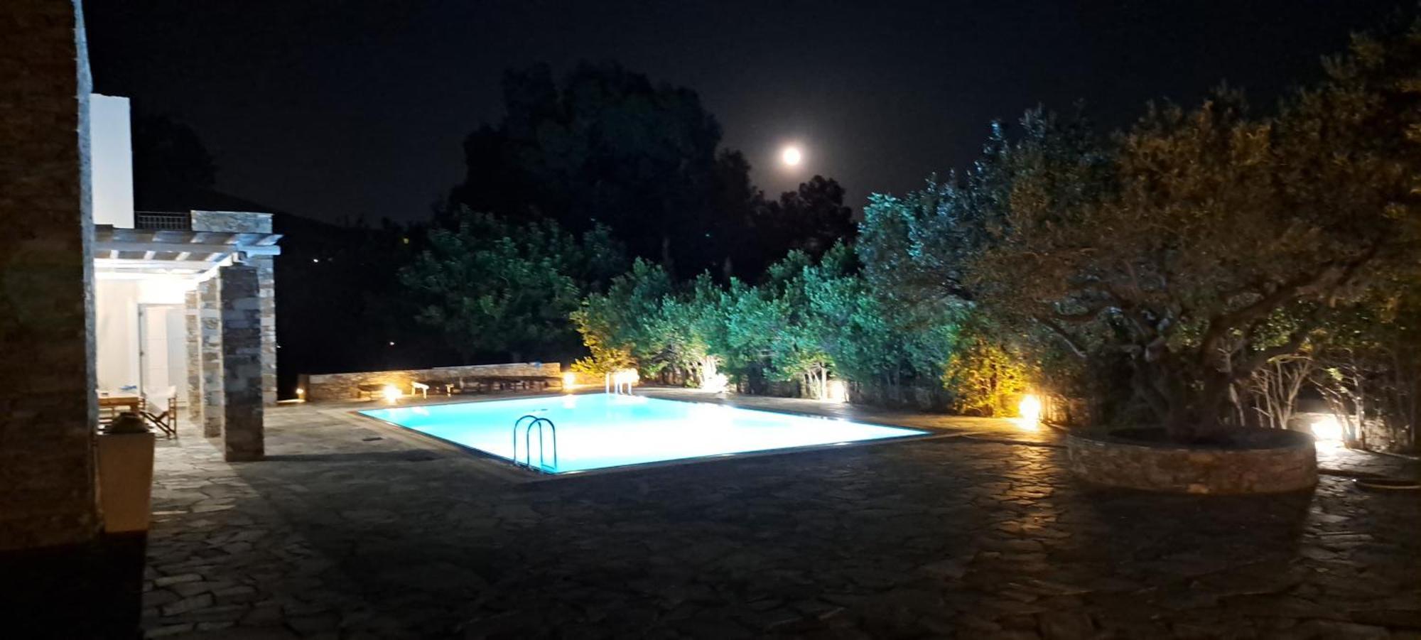 Casabianca Karystos Aetos Villa Bagian luar foto